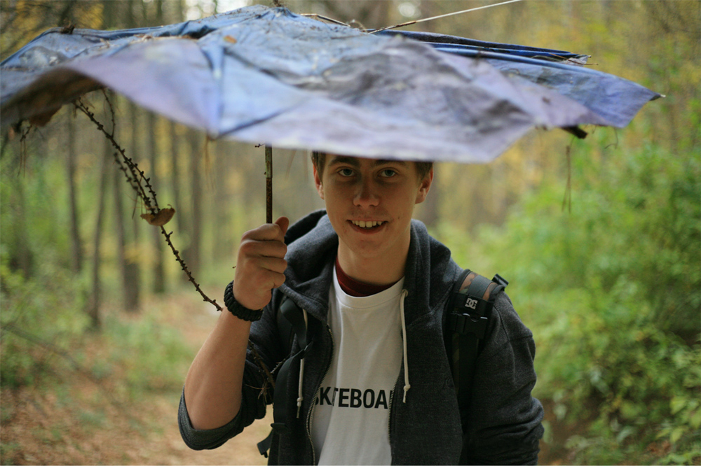 Фотопортрет с зонтиком